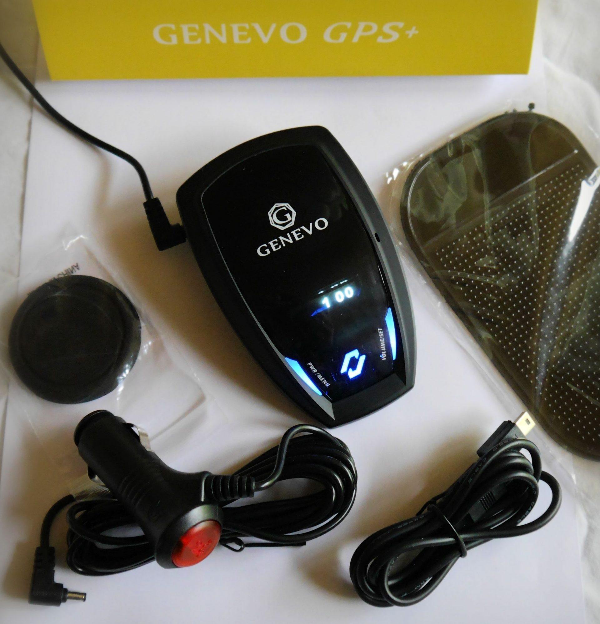 Ensemble détecteur de radar Genevo GPS + HD +